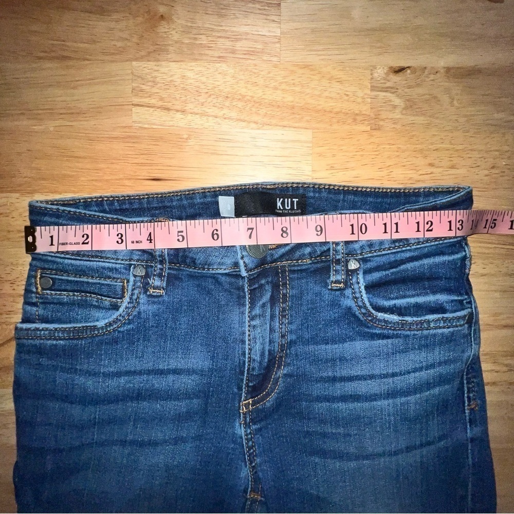Kut from the Kloth Diana Skinny Jeans Women’s Size 0 Stylish Dark Wash - Picture 4 of 10